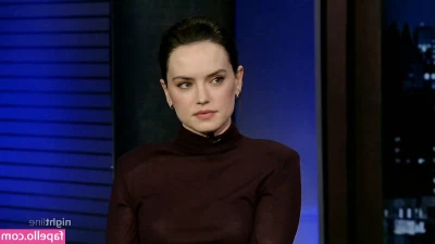Daisy Ridley [ daisy-ridley ] - Shes a bouquet of barbed wire  yellow Lambo with a flat tire  like