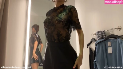 ArianaRealTV [ arianarealtv-20 ] - I Love How my Body Looks in This Tight Black Catsuit 🥵🥵 What do