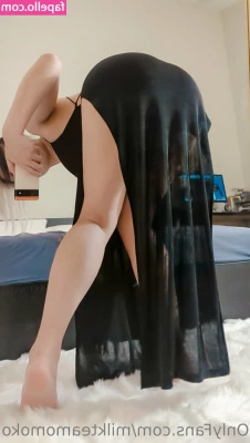 milkteamomoko - On your knees  My boots need cleaned