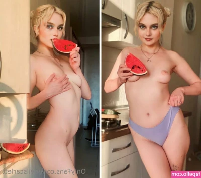 evilscarlett - Had fun with a cucumber for the 1st time 5 min video for  45 dm if