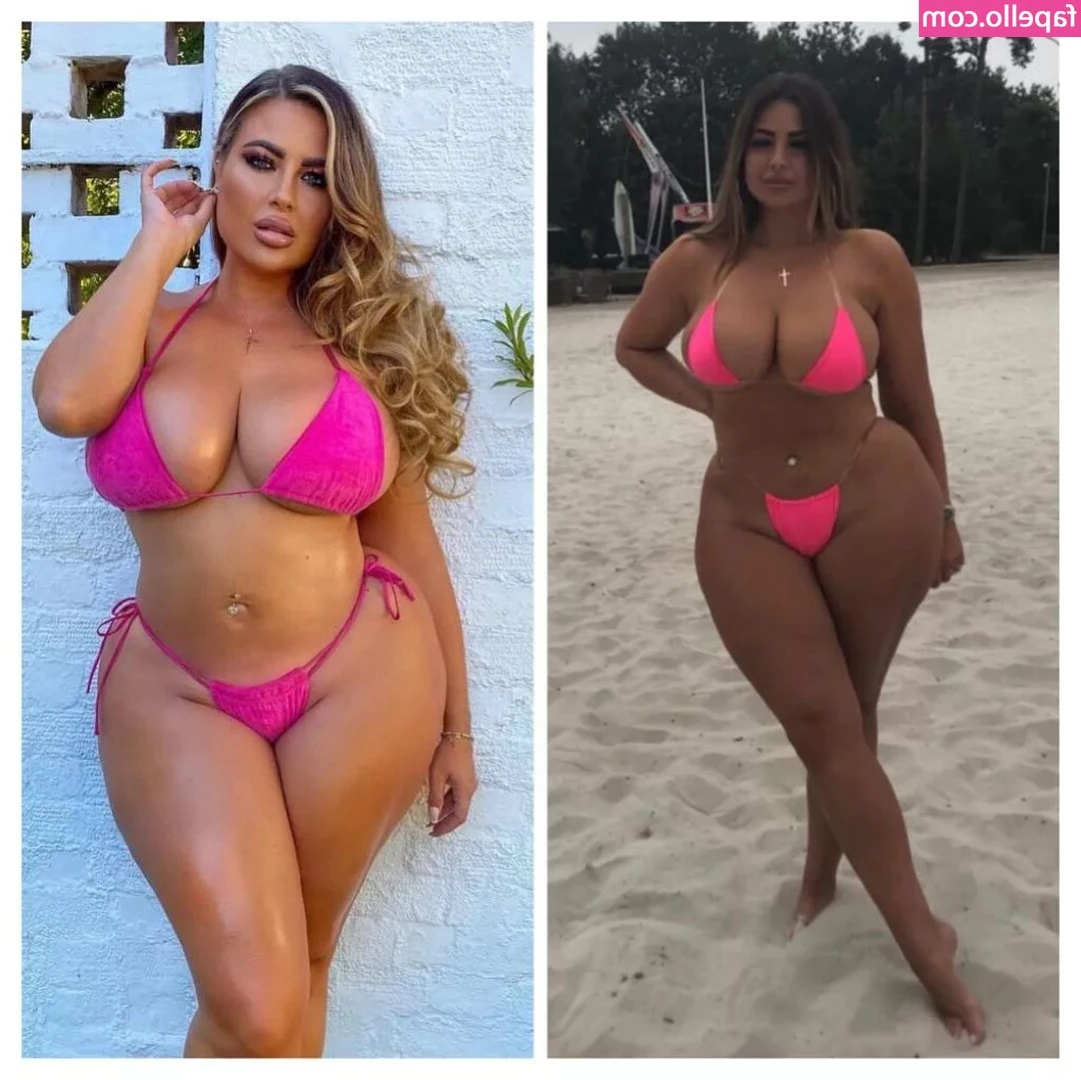Djhannah - Clearly struggling with the size of this BBC