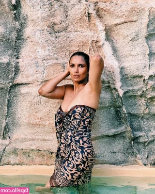  [ padma-lakshmi ] - Cam came home while I was taking pics and joined for this one