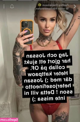 Paulina Danielsson [ paulina-danielsson ] - Nobody can make me feel as good as you do. 😈😈😈