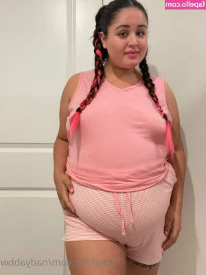 nadyabbw - black and white cock about to explode  4thPost