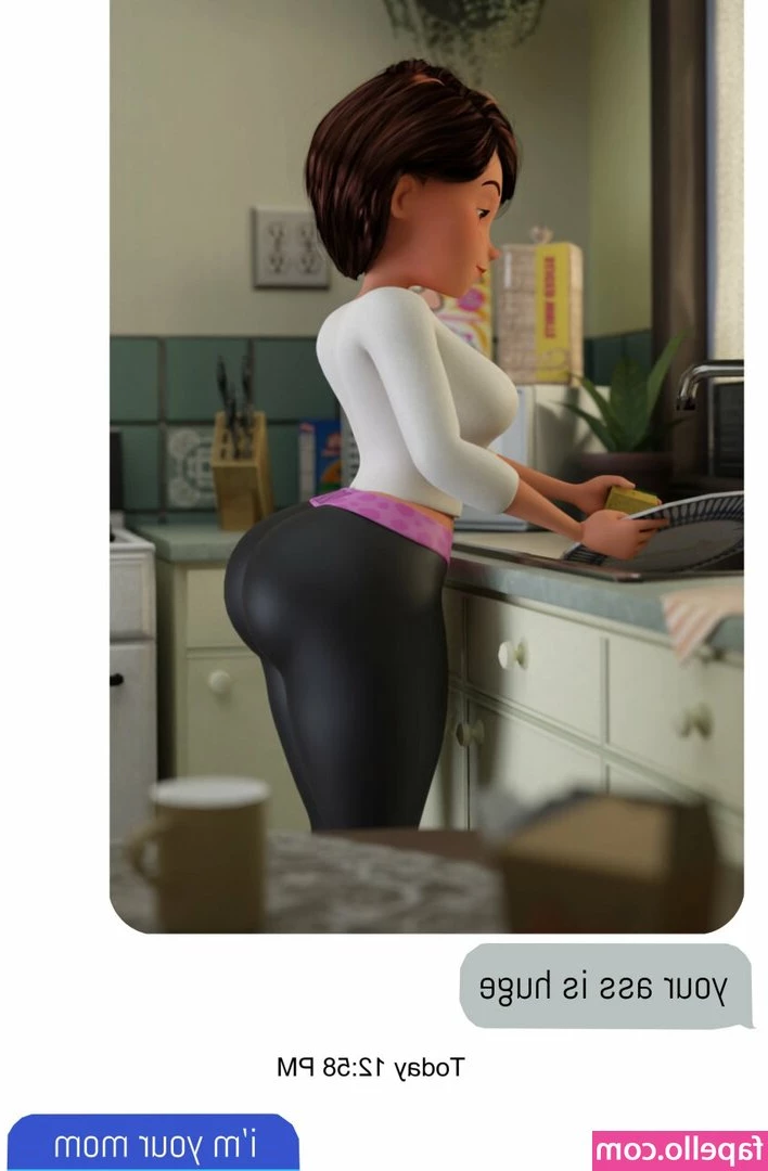 PixarMom - Look at my booty from below❤️🥴 Unlock the post to see my big