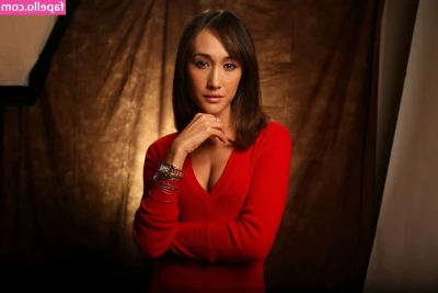 Maggie Q [ maggie-q ] - All moisturized and ready for bed    What would you do with these