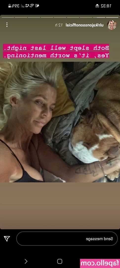 Ulrika Jonsson [ ulrika-jonsson ] - I'd like to feel your lips on my neck...wouldn't you?💋💋