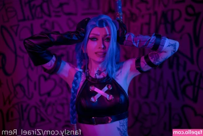 Jinx Cosplay Arcane [ jinx-cosplay-arcane ] - Someone's been sinning....come here and let me cleanse you 😘 This