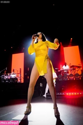  [ jessie-j-1 ] - Stretching in my tight white long john underwear always make me