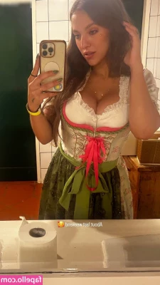 Sophie Pawlica [ sophie-pawlica ] - Walking around in a soft, silky dress, pantyhose and sandals.