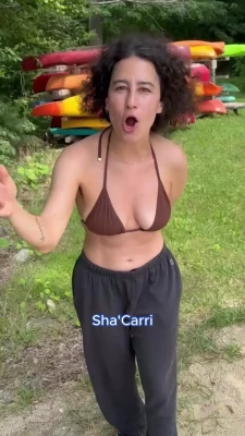 Ilana Glazer [ ilana-glazer ] - Bridge pose⚡️ is one of the first back-bending yoga postures that