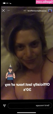 Anna Williamson [ anna-williamson ] - You walk in and find me like this.... What are you doing first?