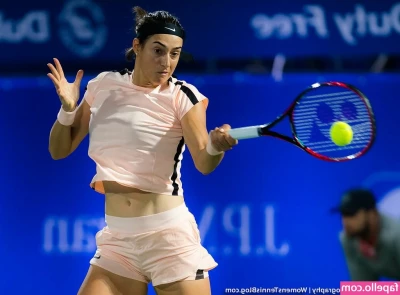 Caroline Garcia [ caroline-garcia ] - Legs legs legs and dirty white socks