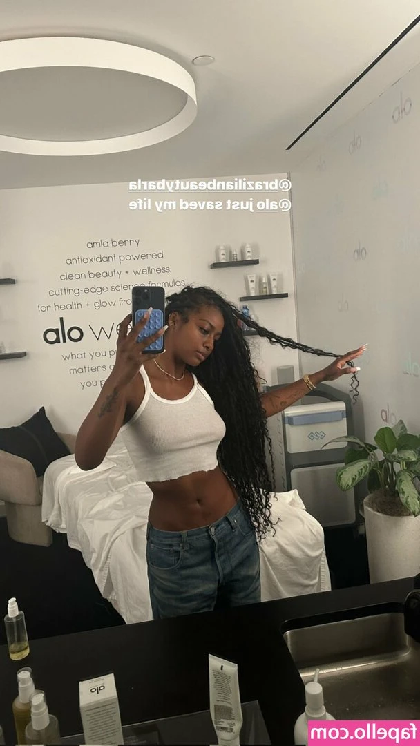 Justine Skye [ justine-skye ] - Happy Monday! 💦💦💦 I’m in my inbox rn tending to your