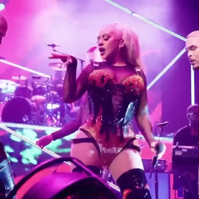 Christina Aguilera [ christina-aguilera ] - had to wear the new bra to the club  Obvi