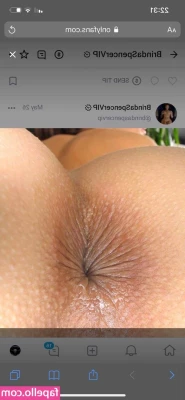 BrindaSpencer - bouncing my ass on top of you and spreading it open for you to see