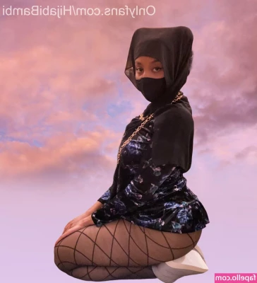 HijabiBambi - Little teaser of my subscriber content    Do you prefer leather or