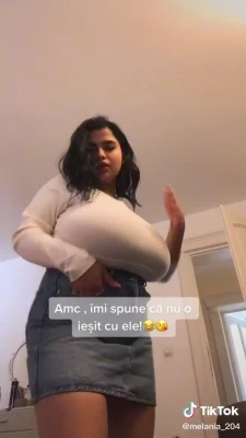 Melannia - These milky titts look so full in this outfit