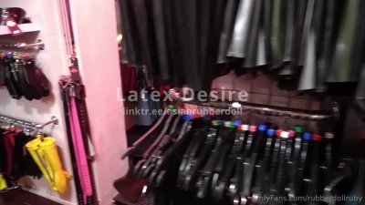 rubberdollruby - Keep swiping for my panties to come off