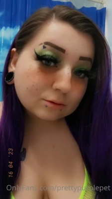prettypurplepet - I m always popping out