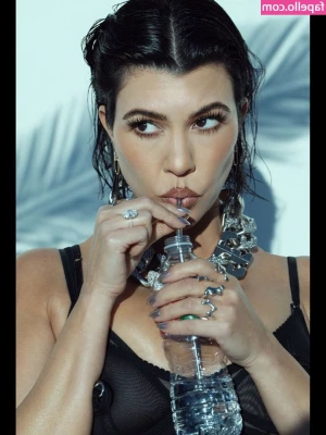 Kourtney Kardashian [ kourtney-kardashian ] - Peekaboo.. get me outta these scrubs