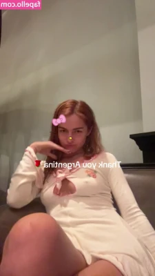 Addison Rae [ addison-rae-3 ] - goodmorning 🥺 anyone wanna cum with me this morning? <33
