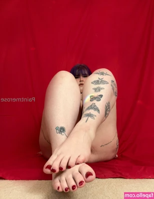 paintmerose [ paintmerose-2 ] - Five minutes of your precious neon succubus boi stroking themselves