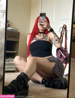Gothprincess1 - It’s PLAYTIME! 🍑   Where should I cum next time? In you OR on
