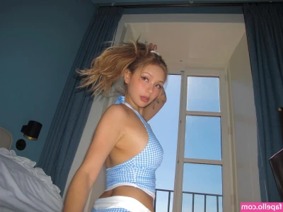Kathy Zheng [ kathy-zheng-1 ] - casual half naked joint in my family home kitchen by the stove fan