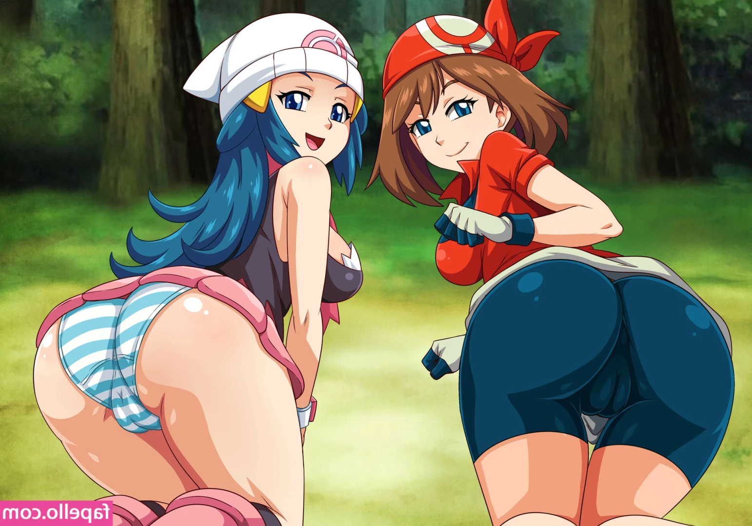 Pokégirls [ pokegirls ] - JOI while tanning; gotta get those white lines tanned part 1