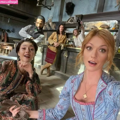 Katherine McNamara [ katherine-mcnamara ] - You wouldn’t look up my skirt, would you?