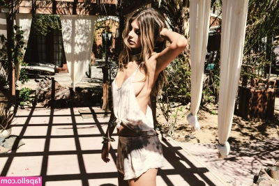 Camila Morrone [ camila-morrone ] - Daddy is usually naked when n his backyard in his screened in porch..