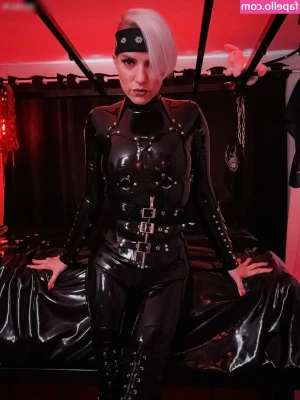 matrix.dominatrix [ matrix-dominatrix ] - This Pinup files shoot took place in a hot tub while I was wearing a