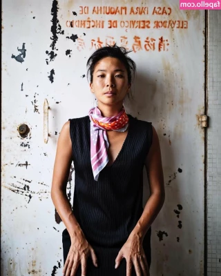 Jani Zhao [ jani-zhao ] - Stuffing in my red compression T-shirt. Sorry for the interruptions