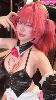 ZinieQ Cosplayer [ zinieq-cosplayer-1 ] - 2 is better than 1 Have you ever seen tits this huge  I m definitely