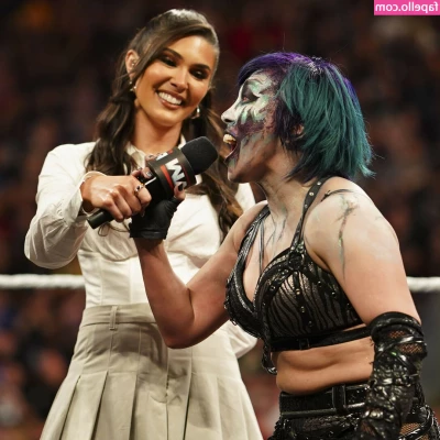 Asuka WWE [ asuka-wwe ] - Should I take it off now  But wait  I don t have your permission yet