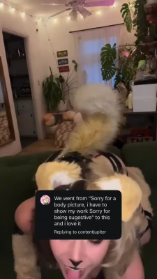 CubeCosplay - Back with my fav position <33 hehe. Do you like my new hair