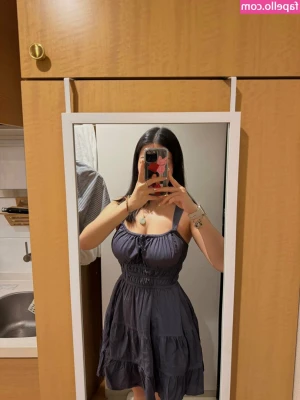 WhyNotJacq - Guess what I'm wearing under this skirt...