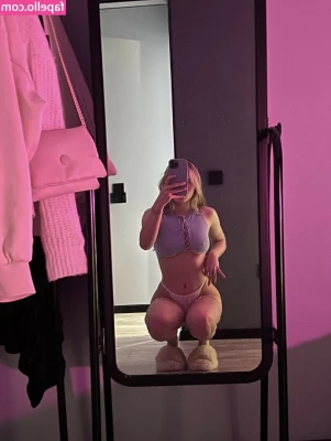 kikab0o - I love wearing stockings with no panties so you get just a hint of