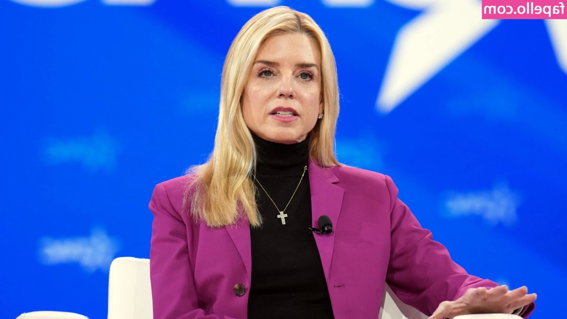 Pam Bondi [ pam-bondi ] - Looks like your gamer BF put on a couple extra pounds