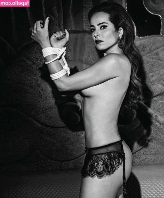 Cássia Linhares [ cassia-linhares ] - Metallic purple top & sheer pink knickers. Are you ready for my