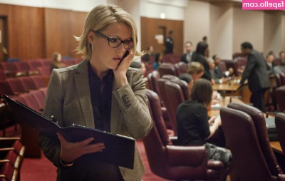 Kathleen Robertson [ kathleen-robertson ] - Getting vibrating hard with Legs Straps on!