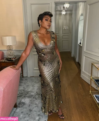 Taraji P. Henson [ taraji-p-henson ] - Watch how I get ready for a sloppy ahegao live show