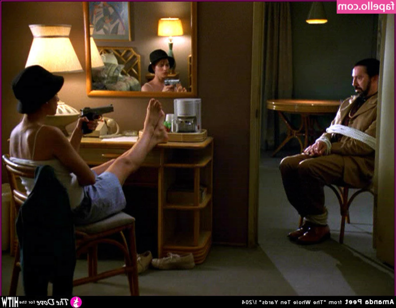 Amanda Peet [ amanda-peet ] - All tied up and cum on my face