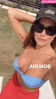 Deborah Secco [ deborah-secco ] - Can you guess what flavor my bubblegum is? Tip this post $5 for each