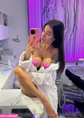 alena_omovych_free [ alena-omovych-free ] - Time at the infrared sauna…like Nelly said, it’s getting hot in