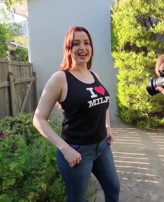 Ashley Ippolito [ ashley-ippolito ] - Nothing but a sexy shirt and thongs in the evening 😻