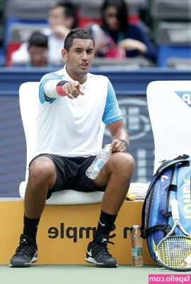 Nick Kyrgios [ nick-kyrgios ] - Me and my owner rubbing our sensitive nipples together and playing