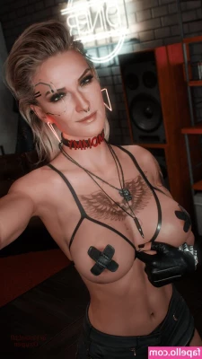 Cyberpunk 2077 [ cyberpunk-2077 ] - Mondays are always more fun when you get an orgasm or two! 😈 DM me