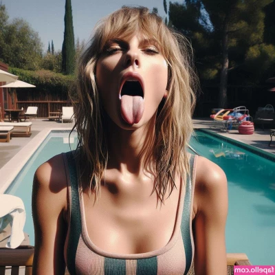 Taylor Swift [ taylor-swift ] - Sucking an 8inch thick cock